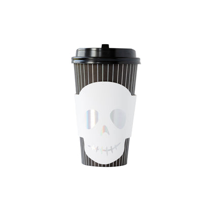 HOLOGRAPHIC SKULL TO-GO CUPS (8CT - 16OZ)
