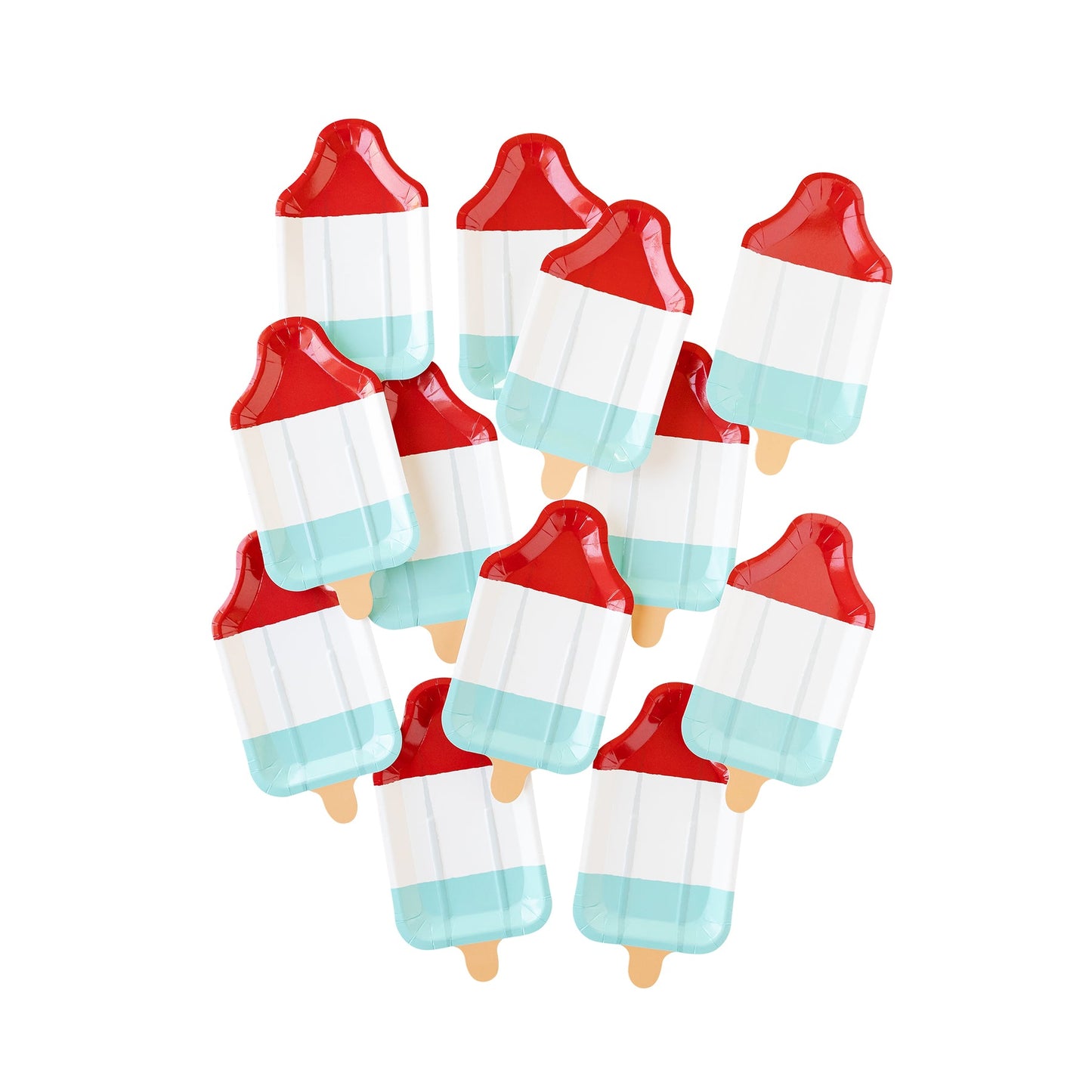 Rocket Pop Shaped Paper Plate (8)