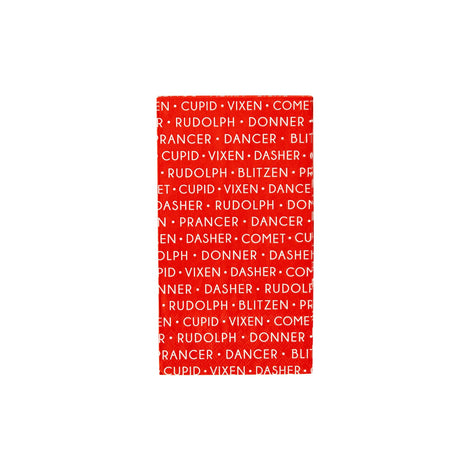 REINDEER NAMES GUEST TOWEL NAPKIN