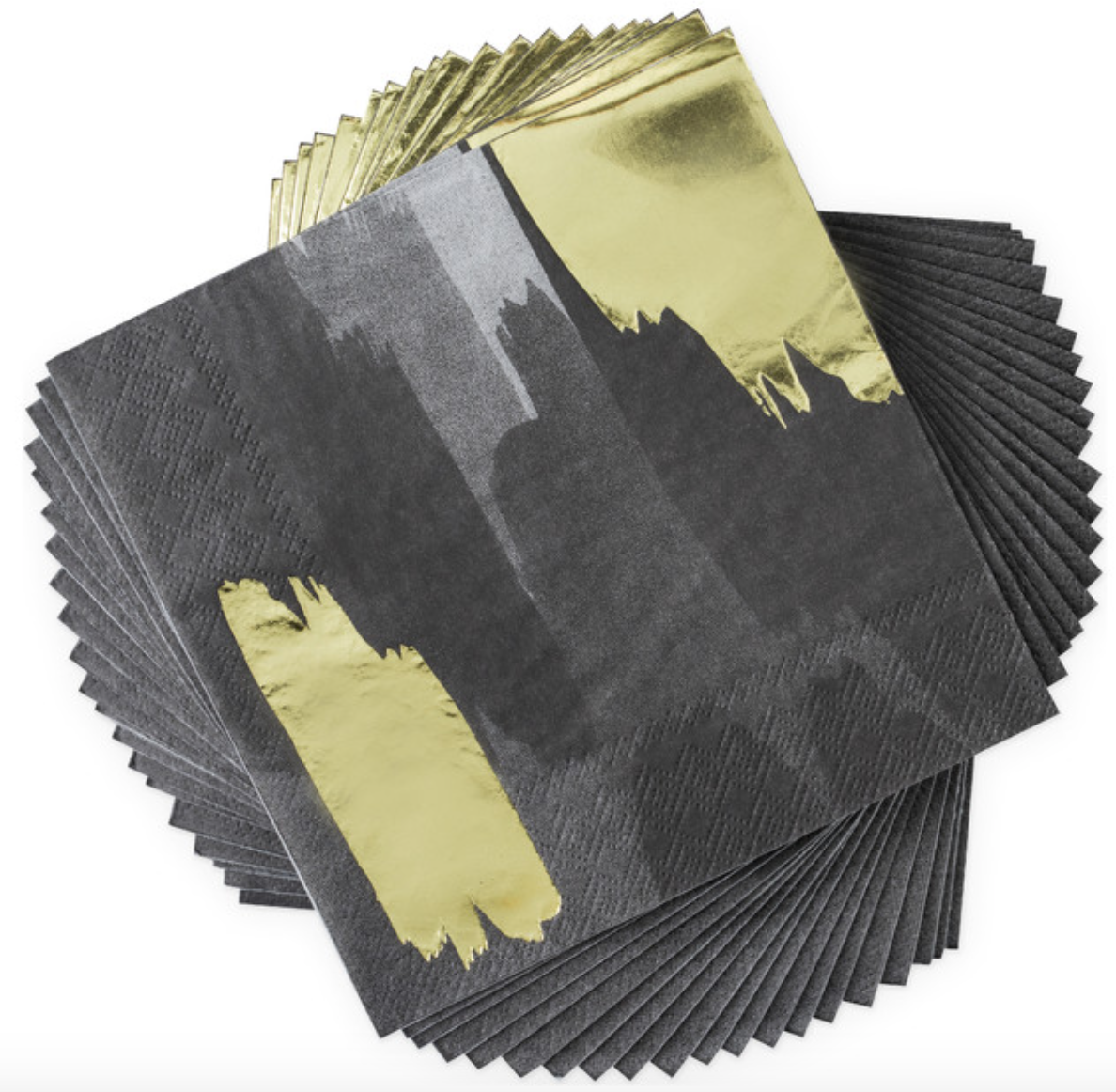 Brushstroke Noir Dinner Napkin (20)