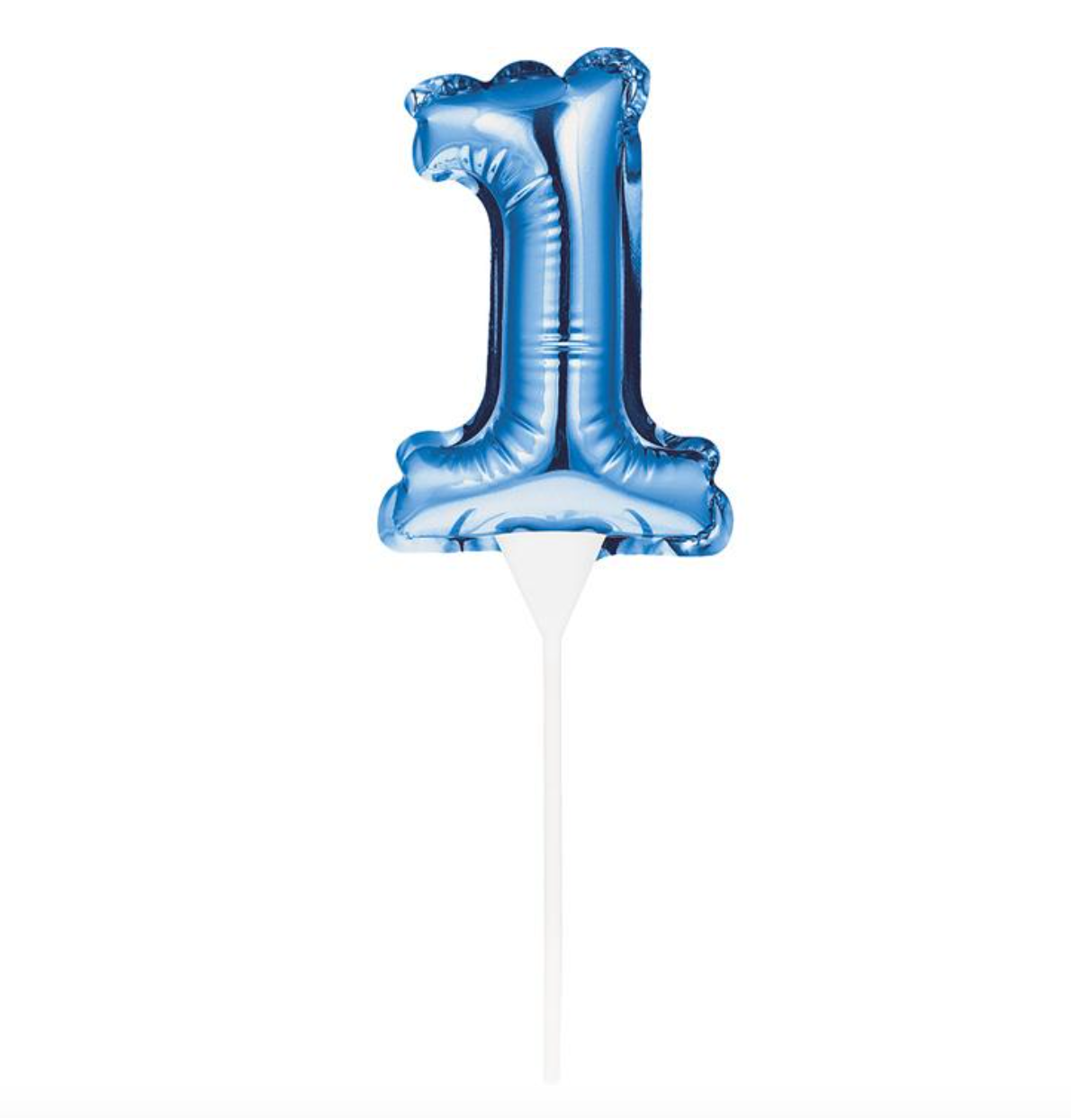 Pink or Blue Number 1 Cake Topper Balloon