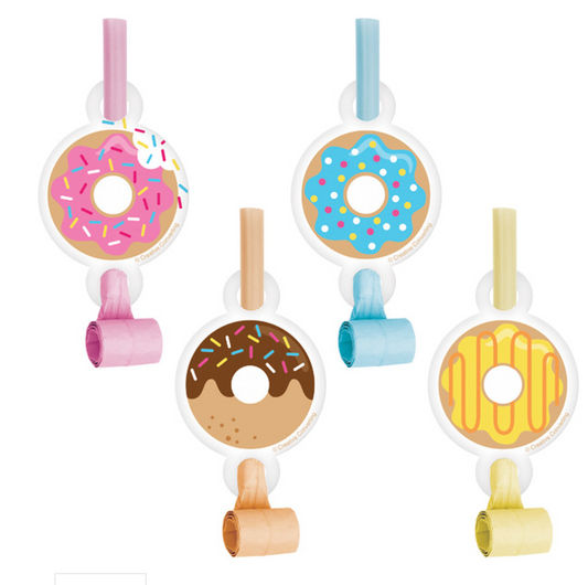 Donut Party Blowers (8)