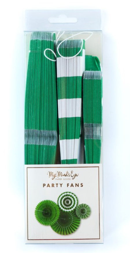 Green Party Fan Set