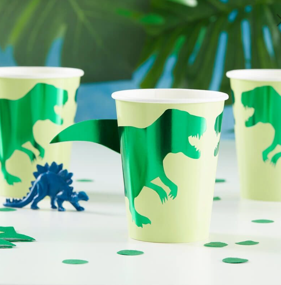Paper Dinosaur Cups