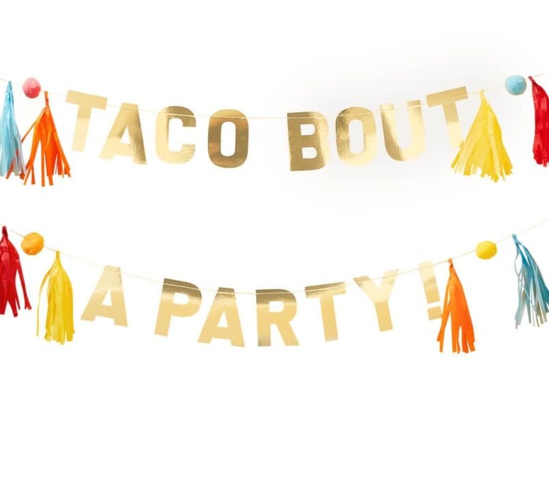 Taco Bout a Party Fiesta Banner