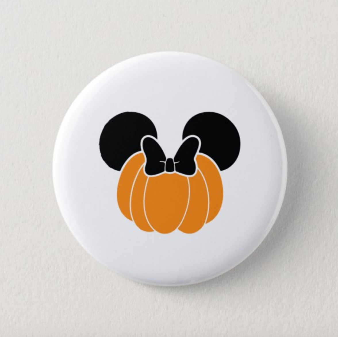 Pumpkin Mickey/Minnie Disney Inspired 1" Inch Pin
