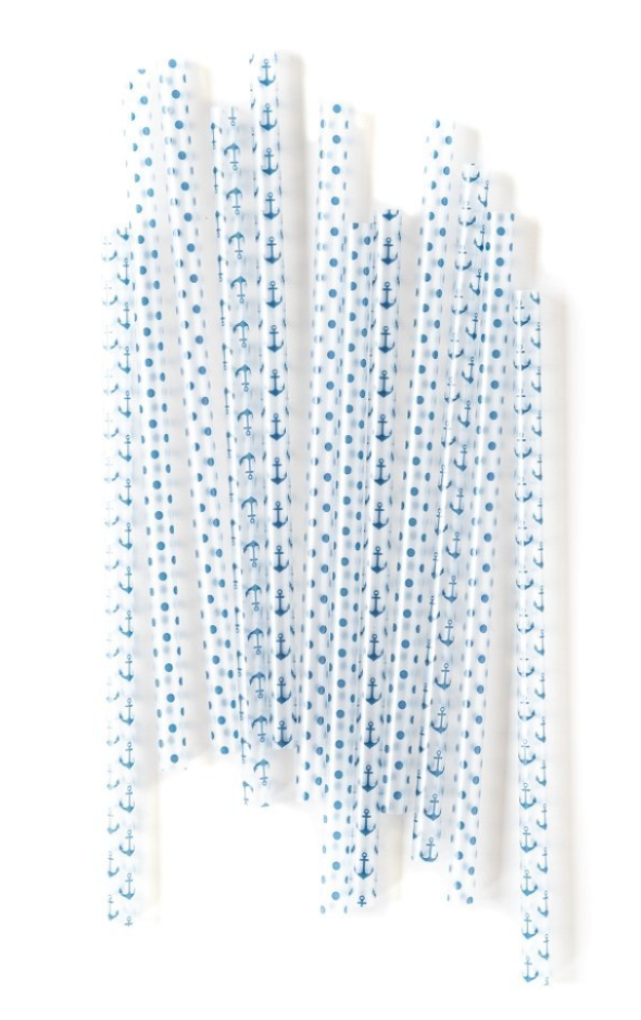 Nautical Reusable Straws (12)