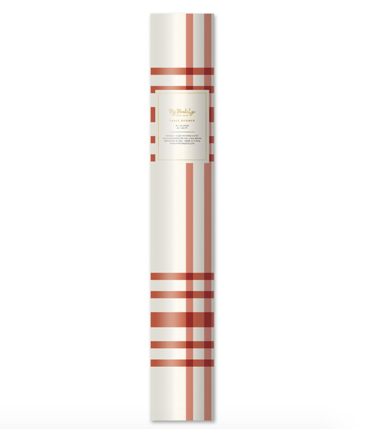 Harvest Plaid Paper Table Runner (1 Roll - 16" x 120")