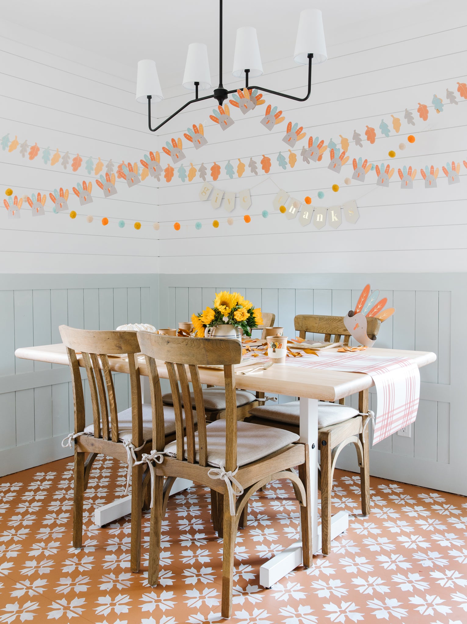 Harvest Plaid Paper Table Runner (1 Roll - 16" x 120")