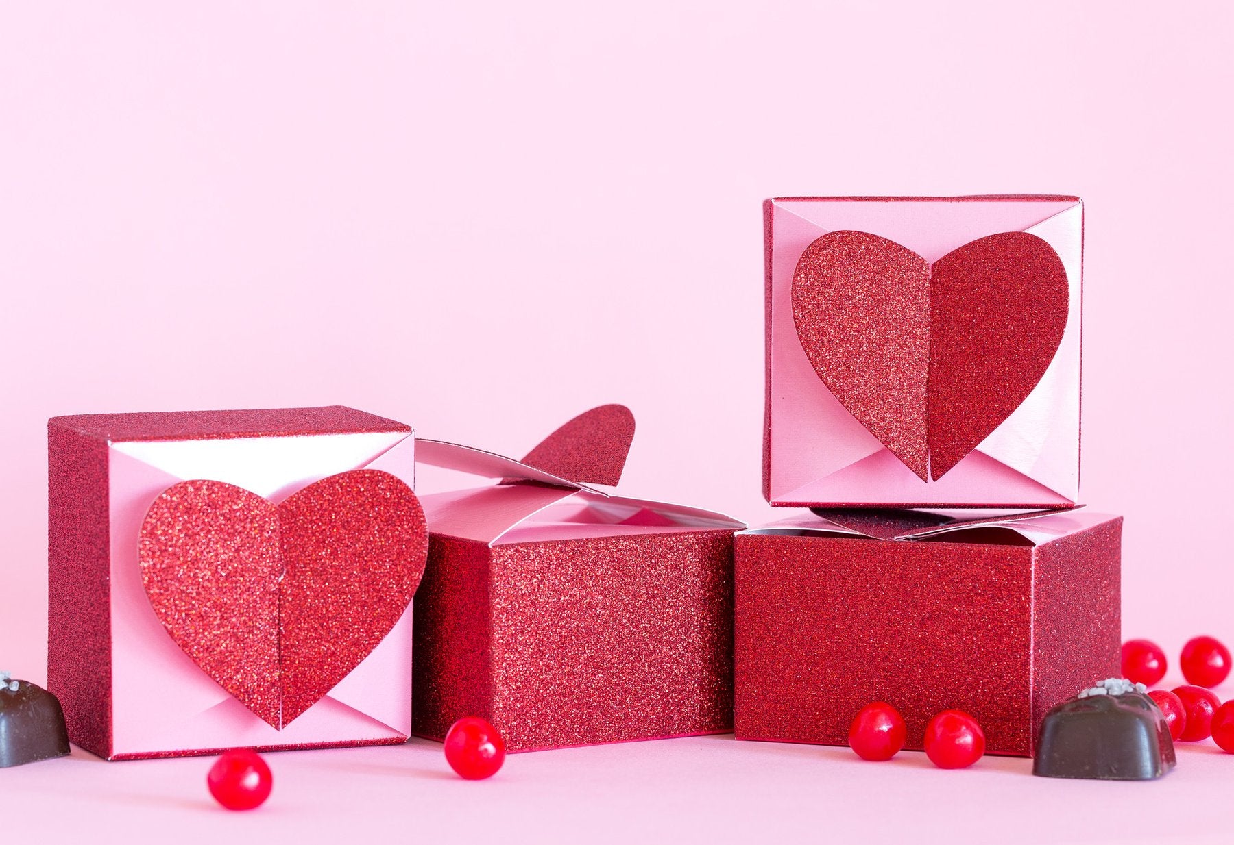 Valentine Heart Favor Boxes (10)