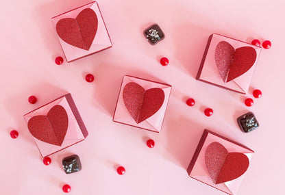 Valentine Heart Favor Boxes (10)