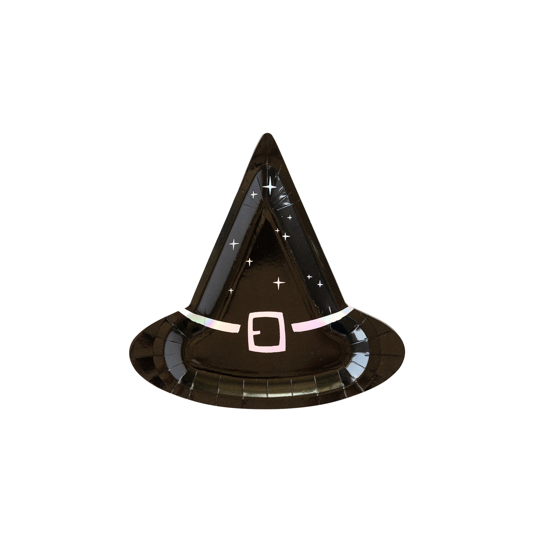 WITCHING HOUR WITCH HAT SHAPED PLATE (8)