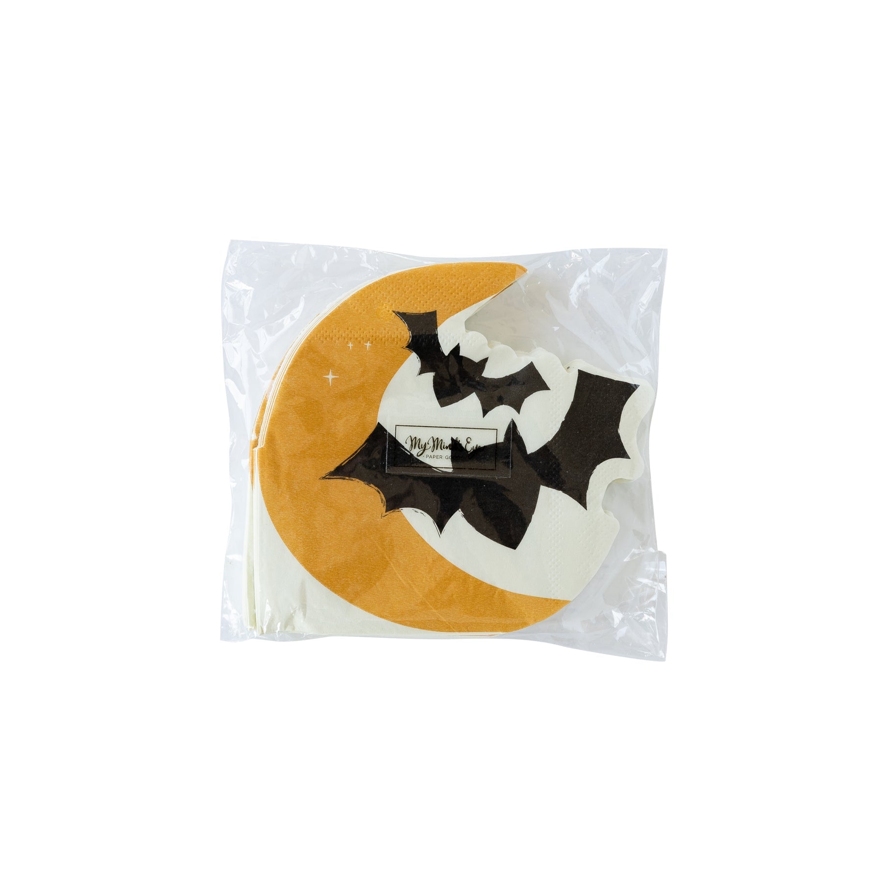 WITCHING HOUR MOON SHAPED NAPKIN (24)