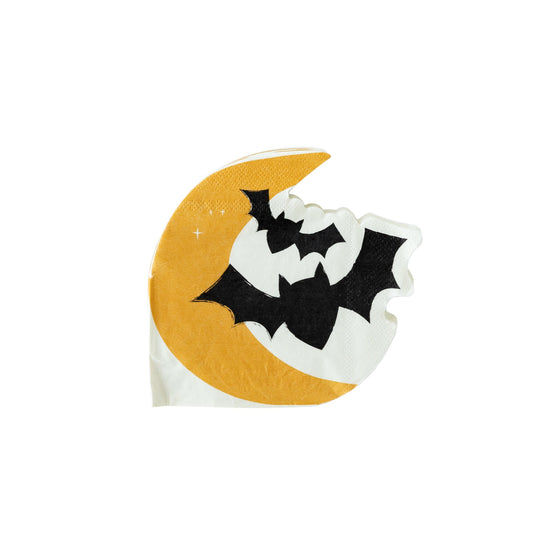 WITCHING HOUR MOON SHAPED NAPKIN (24)