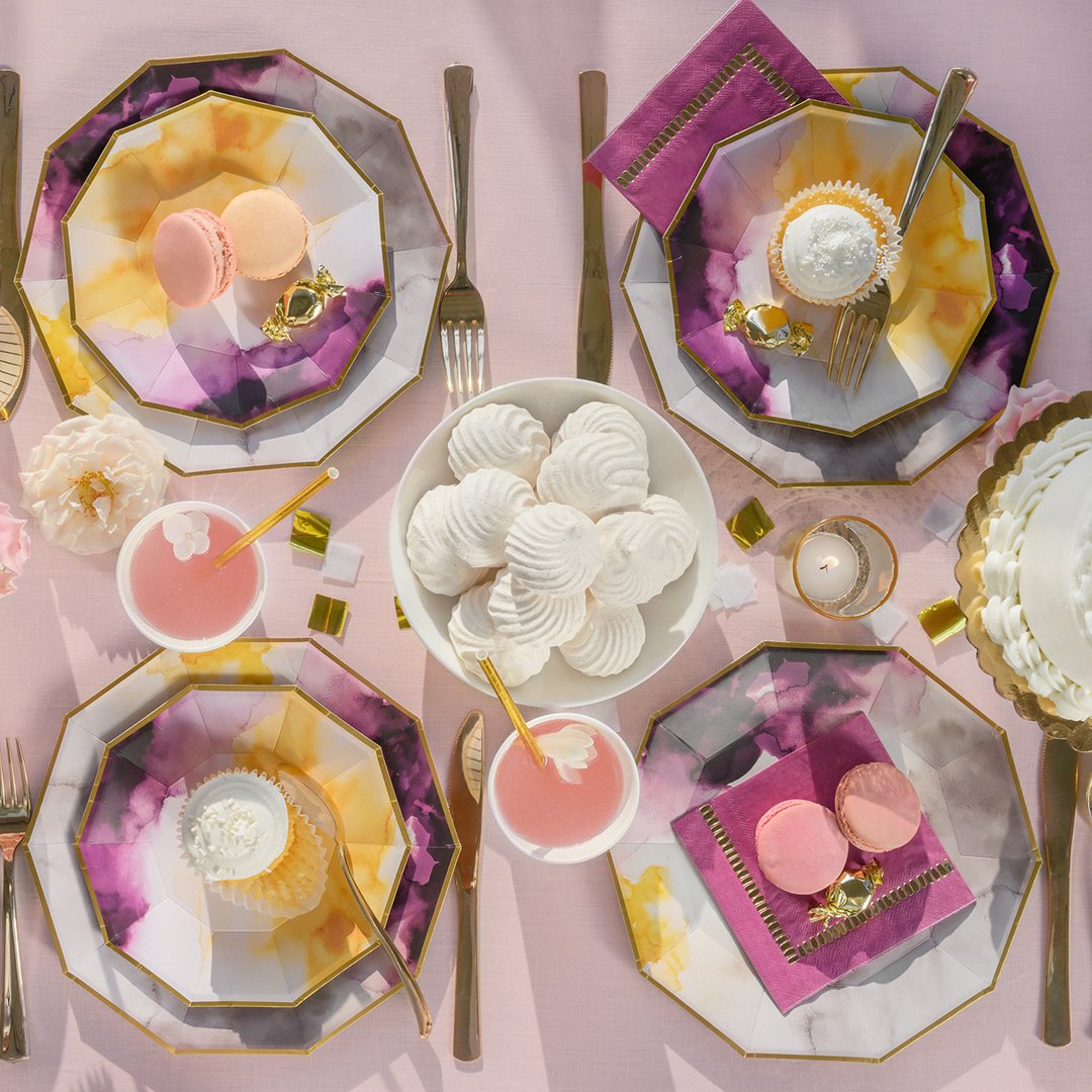 Roar + Rabbit Watercolor Large Plates