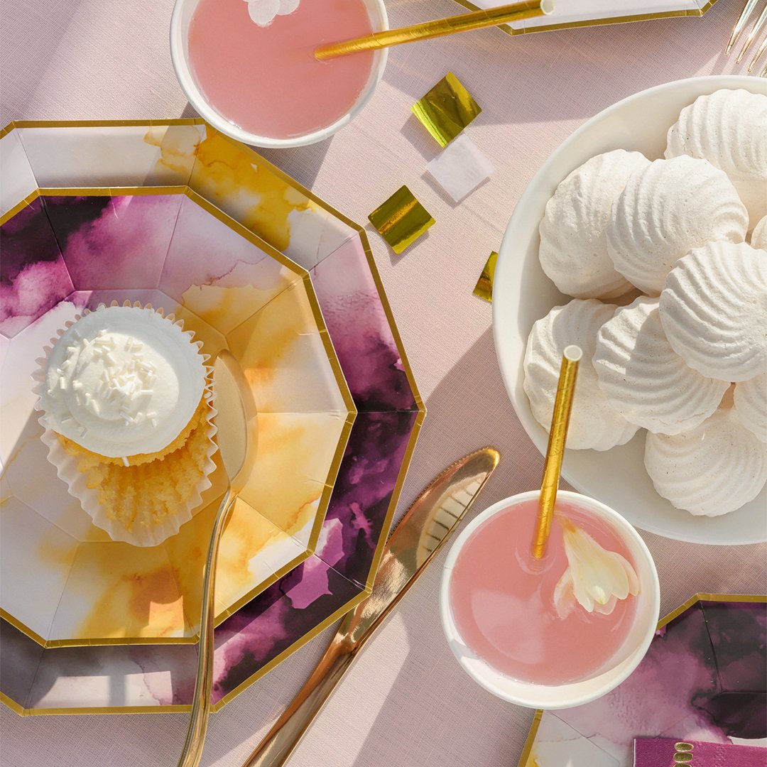 Roar + Rabbit Watercolor Small Plates (10)