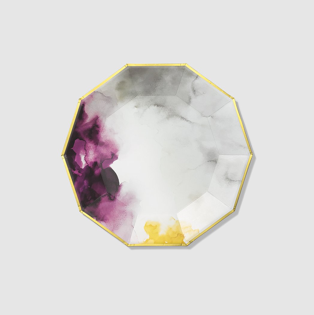 Roar + Rabbit Watercolor Large Plates