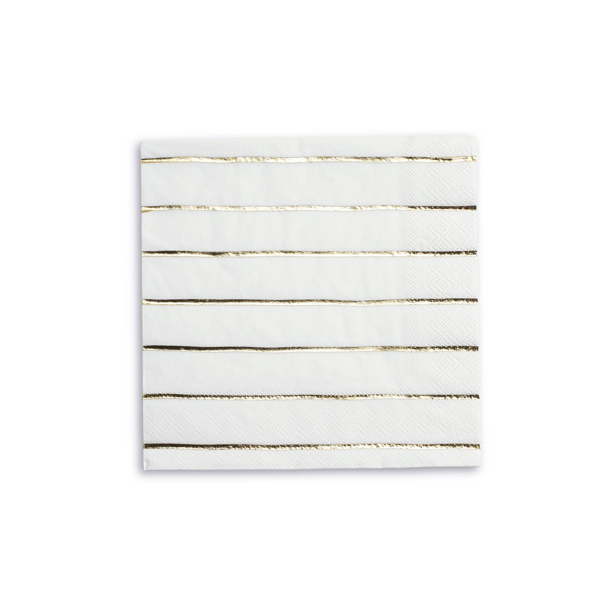 Frenchie Metallic Striped Large Napkins (16)