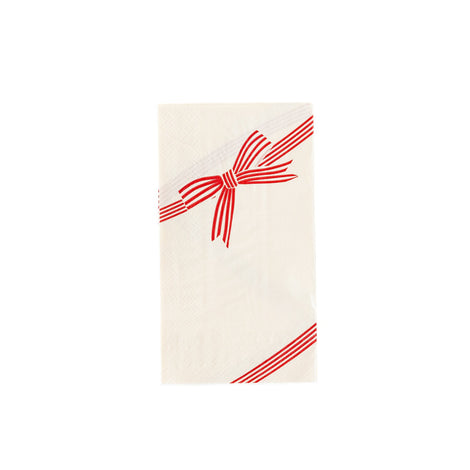 Cream Bow Guest Towel Napkin (24)