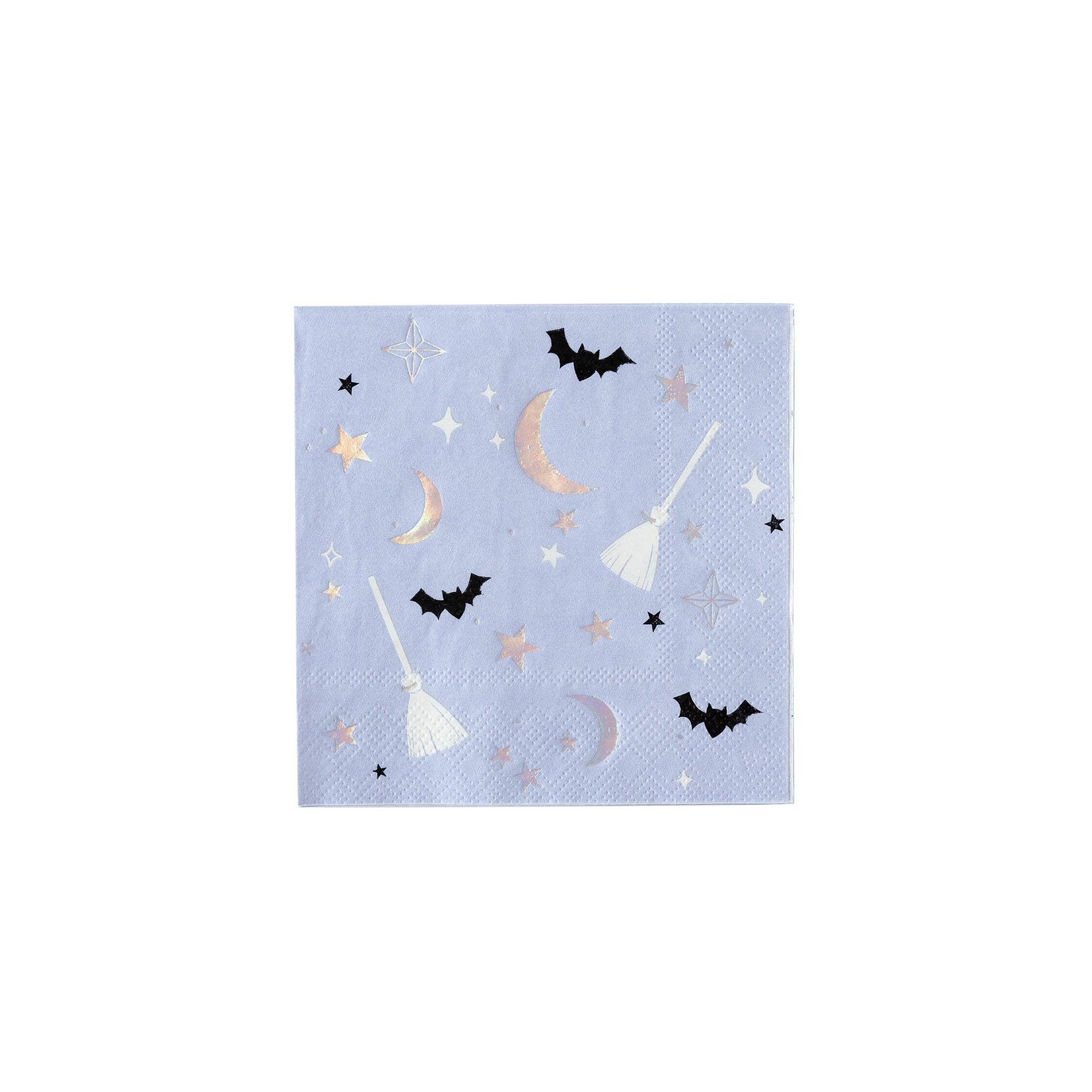 Witching Hour Witch Icons Cocktail Napkin (18)