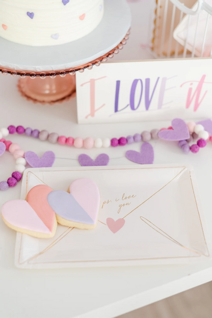 Valentine Love Note Plate - Occasions by Shakira (8)