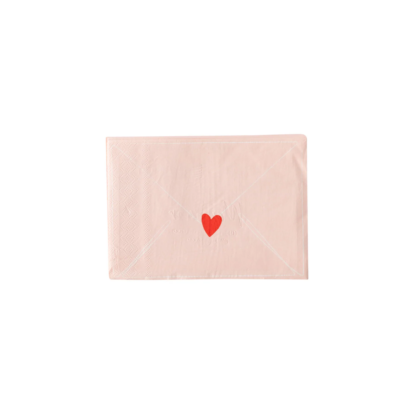 Valentine Love Note Shaped Napkin (18)
