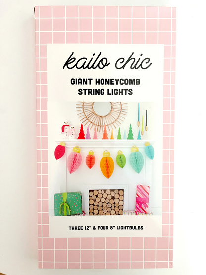 Presale: Christmas Lighbulb Honeycomb Set of 7