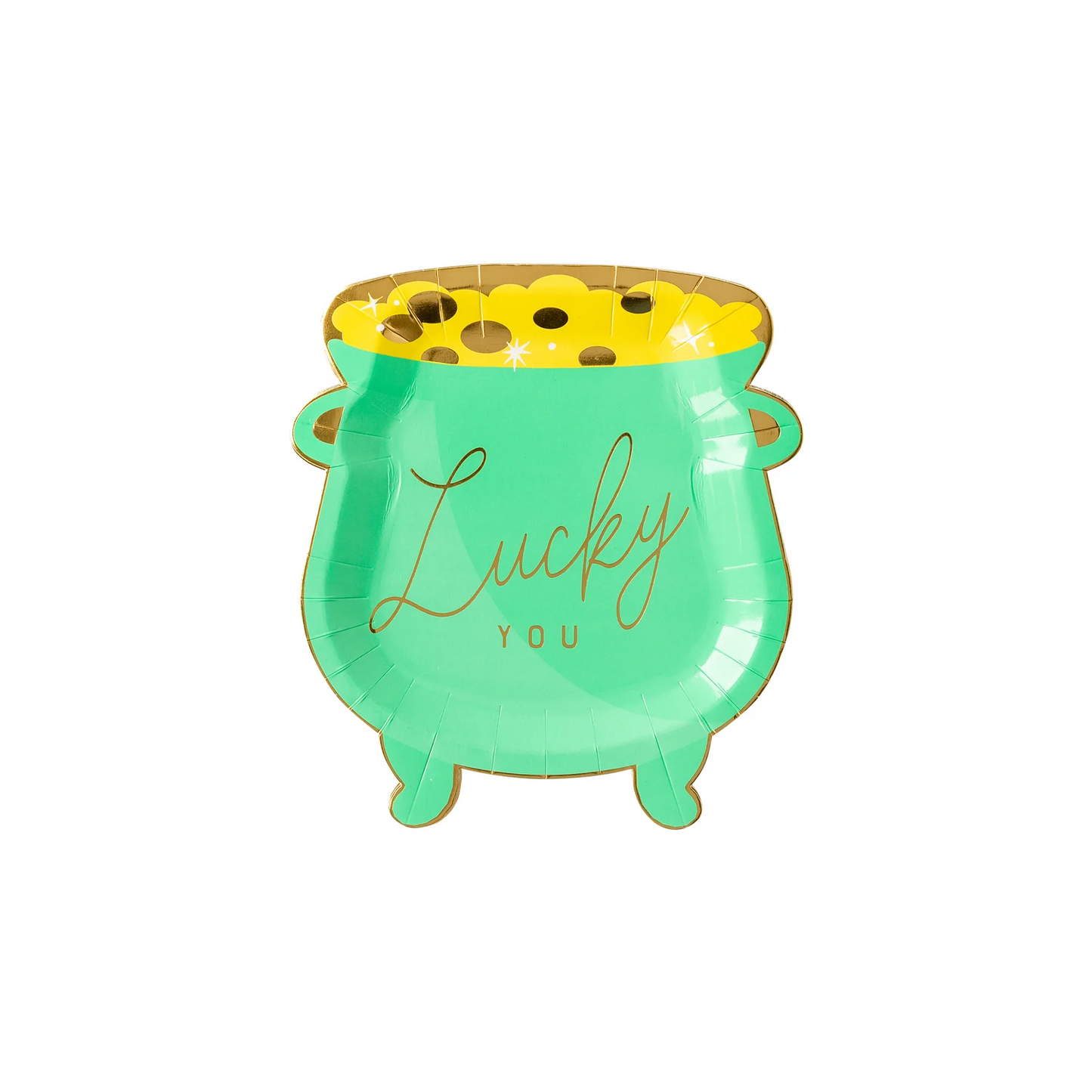 Shaped Pot of Gold Plate (8)