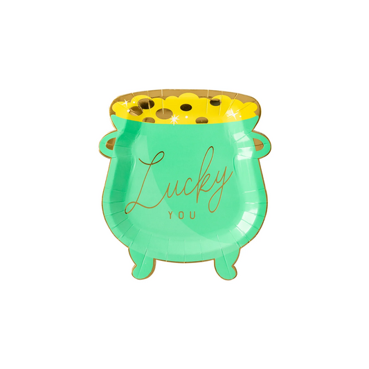 Shaped Pot of Gold Plate (8)