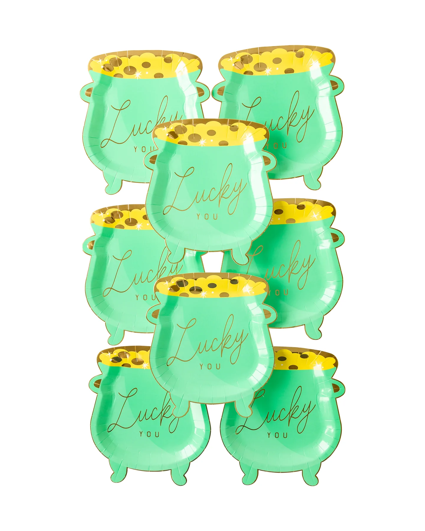 Shaped Pot of Gold Plate (8)