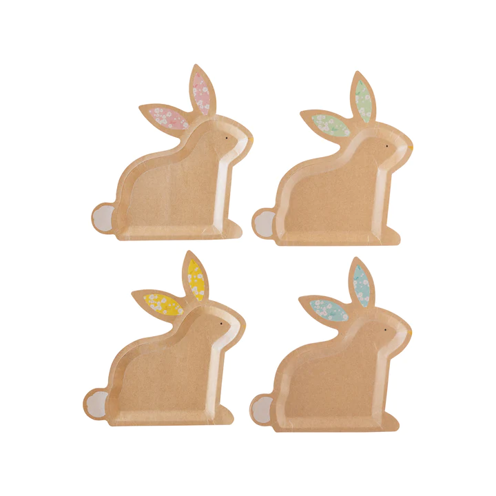 Occasions By Shakira - Kraft Bunny Shaped Plate Set (8)