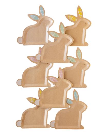 Occasions By Shakira - Kraft Bunny Shaped Plate Set (8)