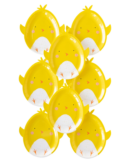 Easter Chick Shaped Plate (8)