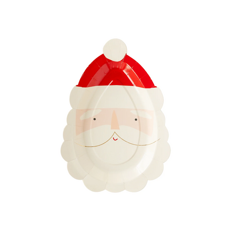 Believe Santa Face Shaped Plate (8)