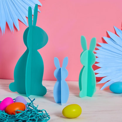 Acrylic Bunnies Set of 9