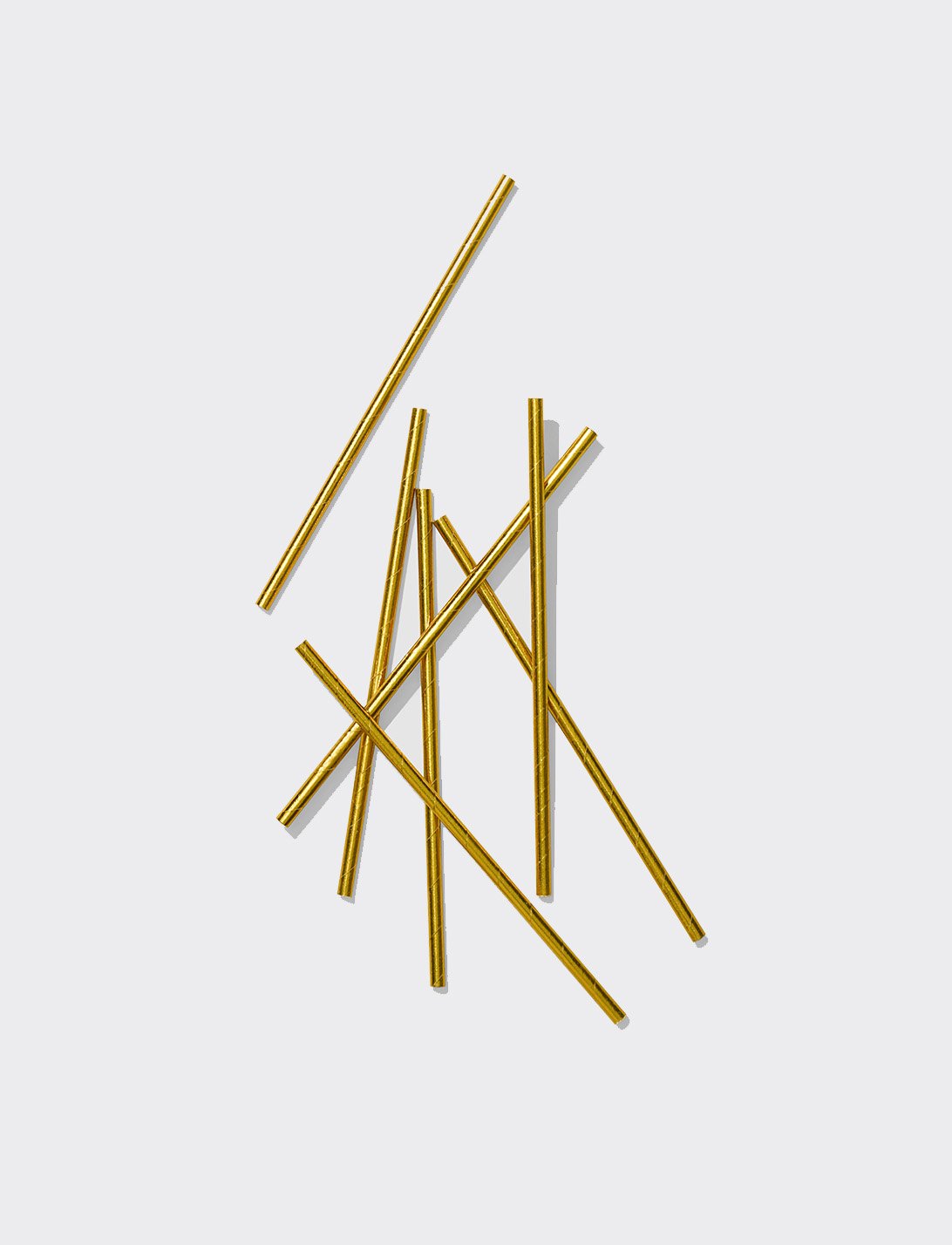 Gold Paper Straws (18)