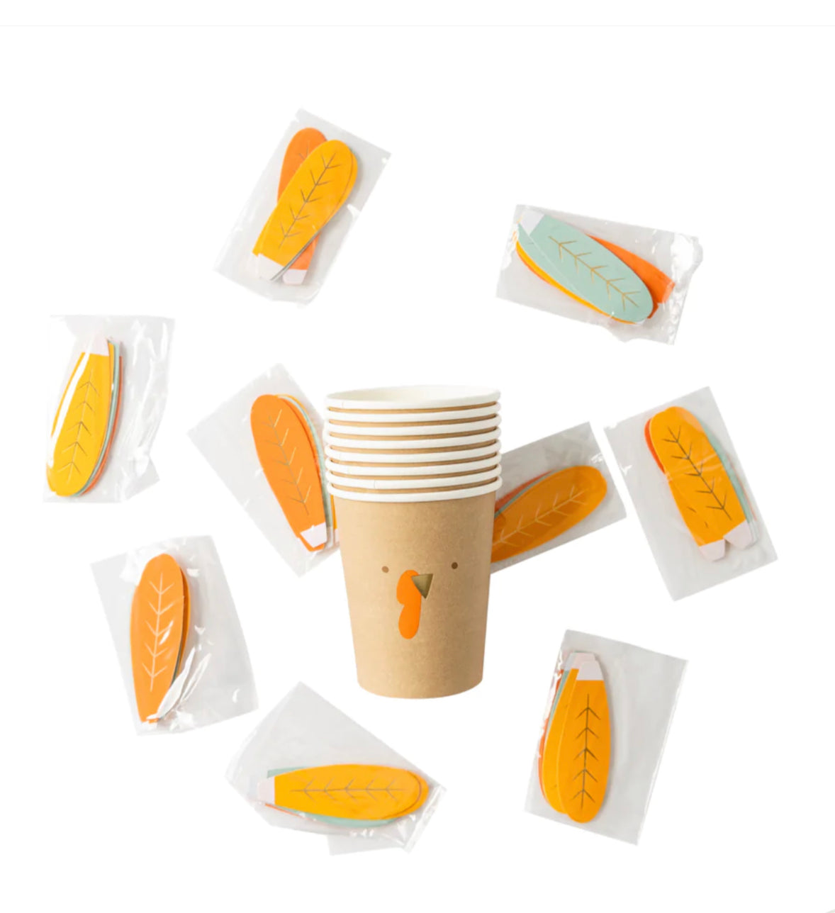 THP915 - Harvest Turkey Paper Party Cup