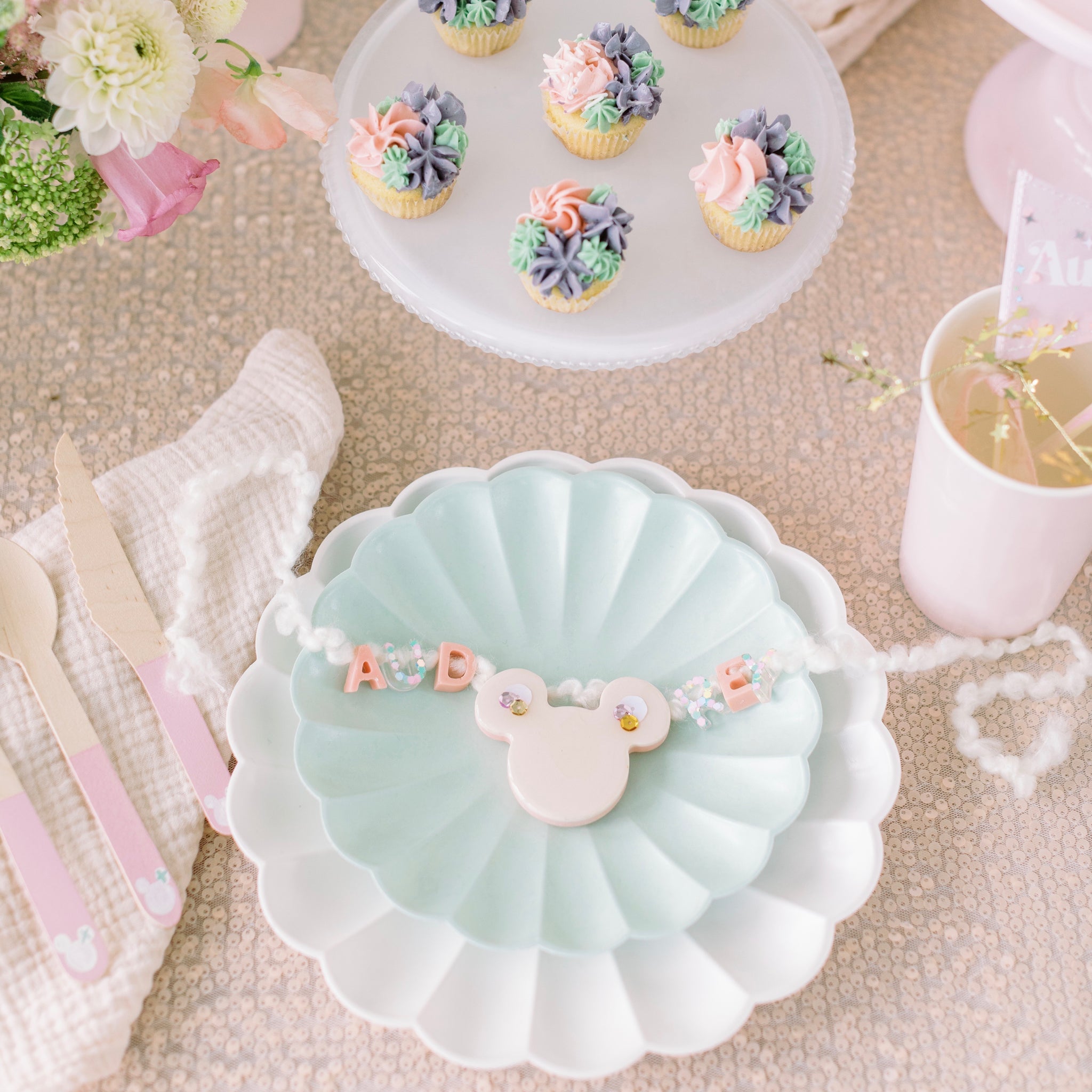 Cream Large Eco Paper Plates (set of 8)