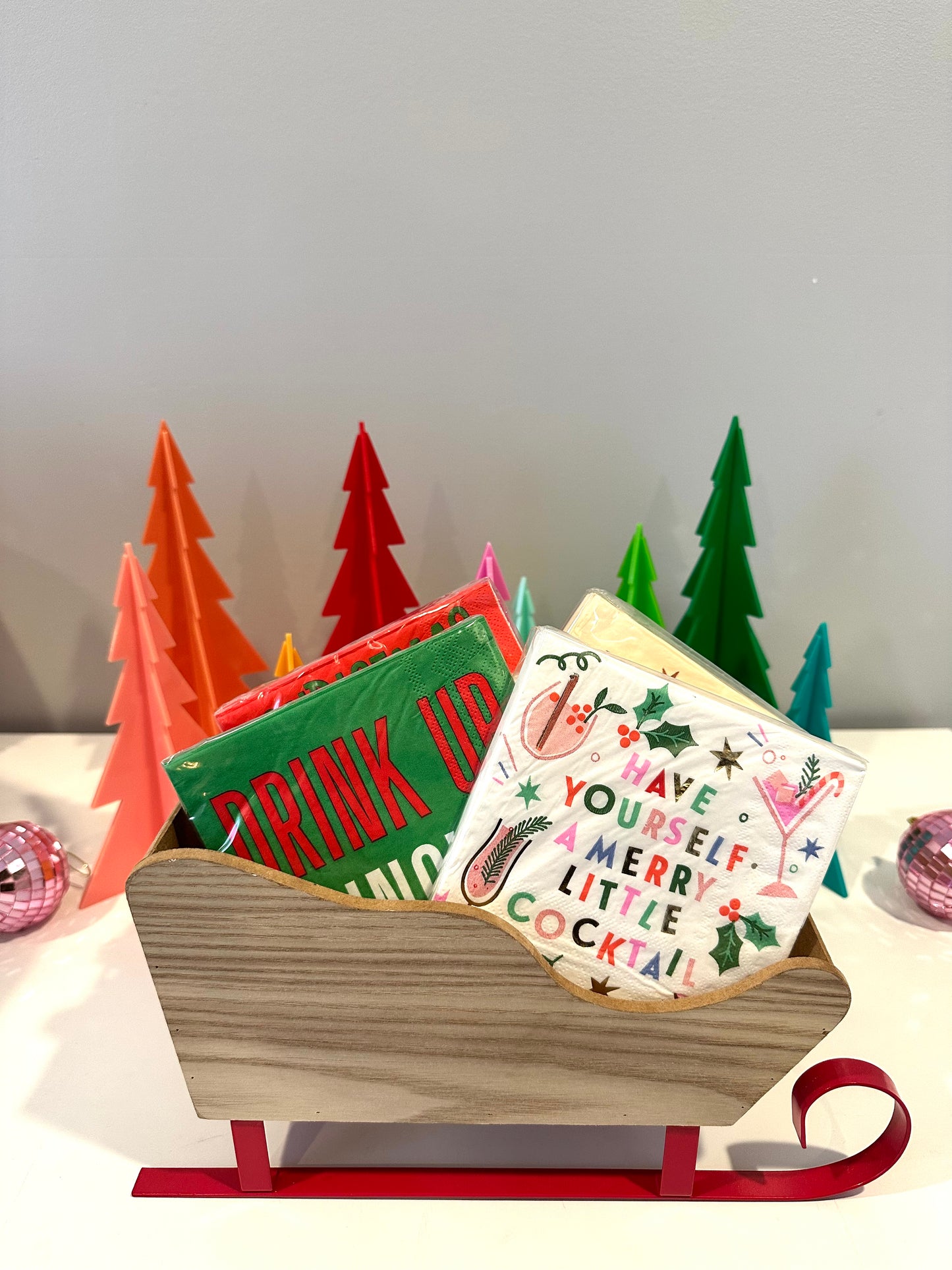 Holiday Cocktail Napkins 20ct |Merry Little Cocktail