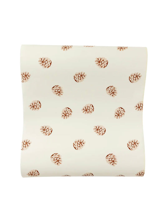 THP922 - Harvest Pine Cone Paper Table Runner