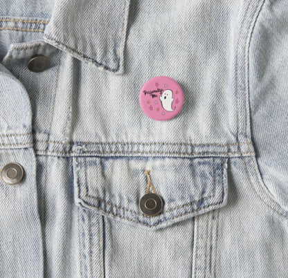 Personalizable Ghost  1" Inch Pin