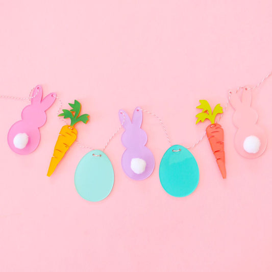 Acrylic Easter Icon Bunny Kailo Chic