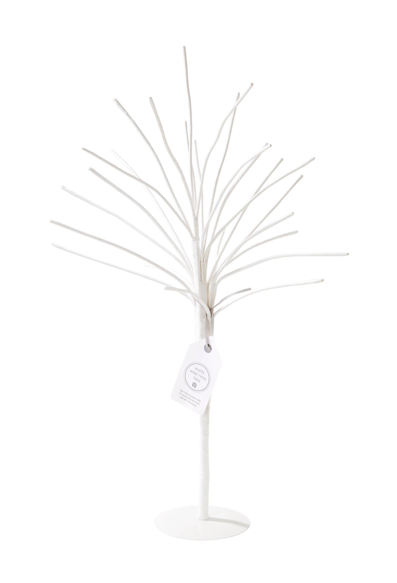 White Wire Tree Decoration