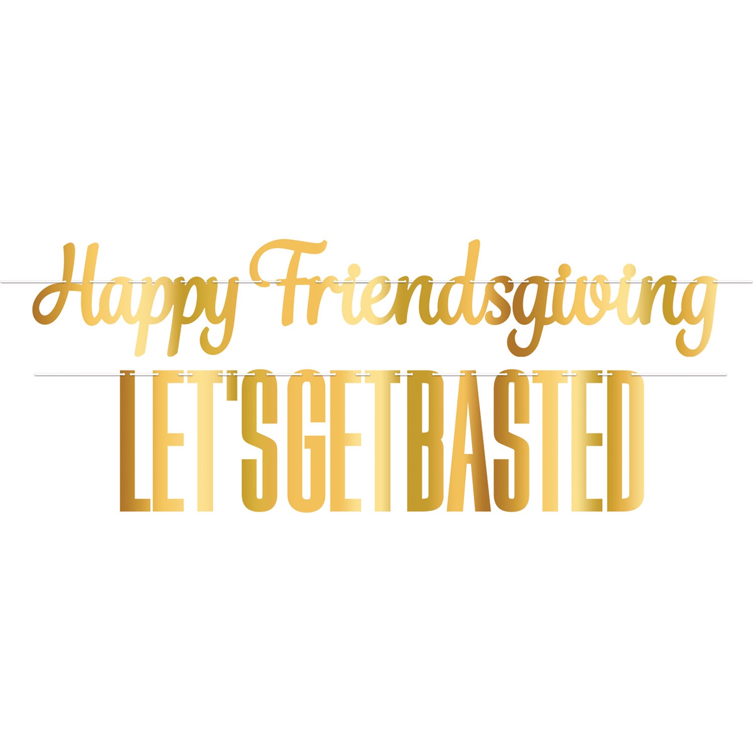 Happy Friendsgiving Streamer Banner Set 7" x 4'