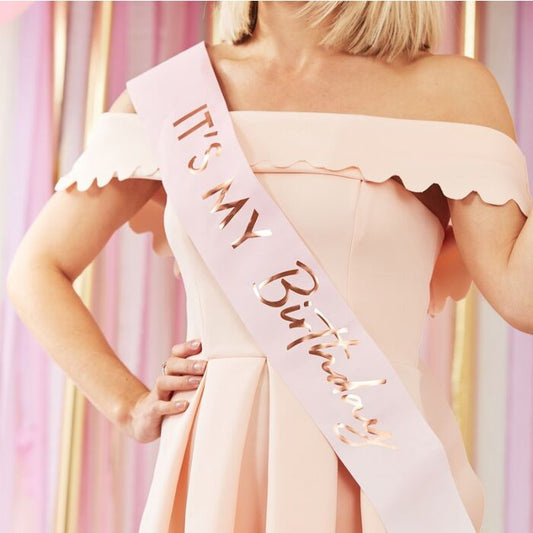 "It's My Birthday" Sash