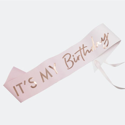 "It's My Birthday" Sash
