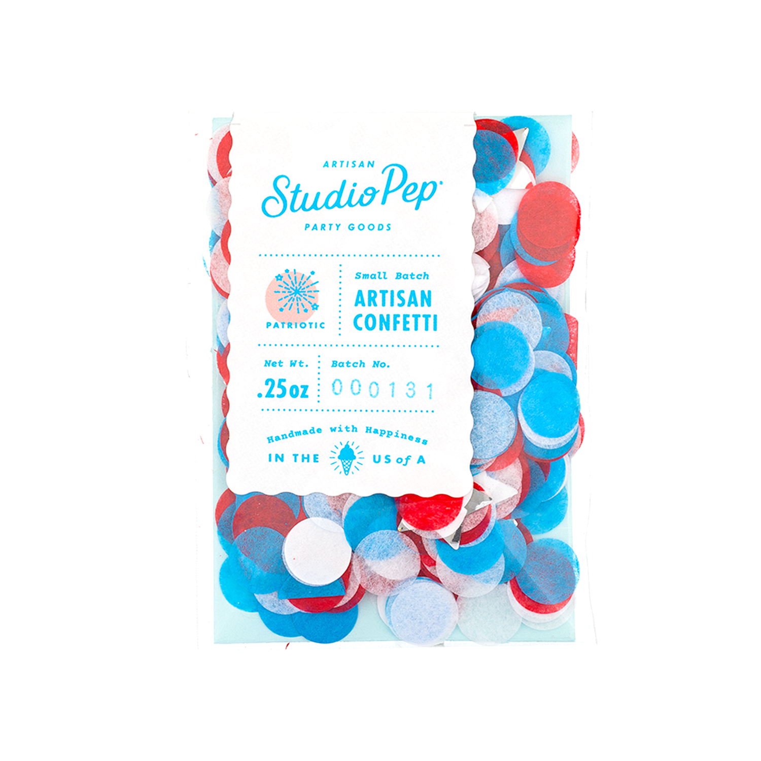 Patriotic 4th of July Confetti (Mini Bag)