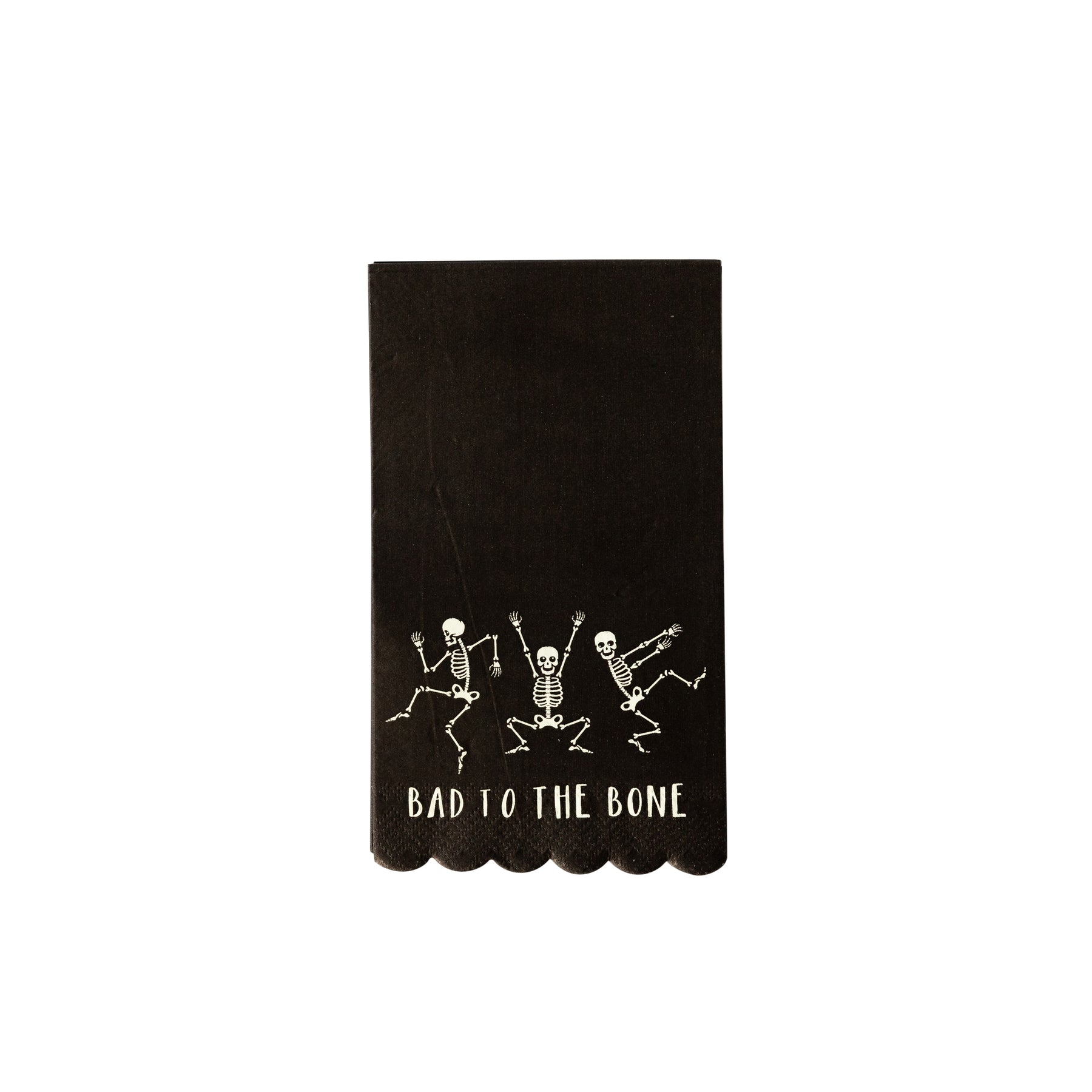 BAD TO THE BONE GUEST TOWEL NAPKIN (24)