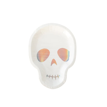 HOLOGRAPHIC SKULL SHAPED PLATES