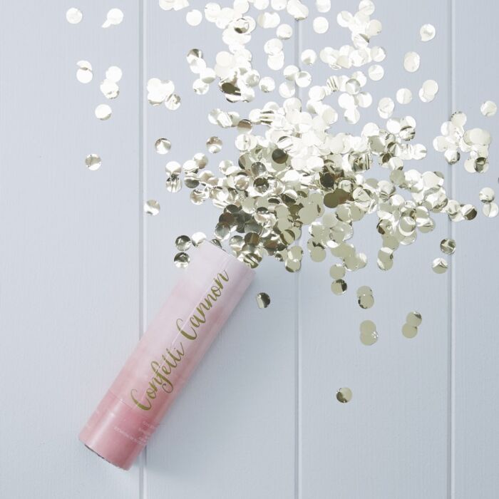 Pink Ombre Compressed Confetti Cannon